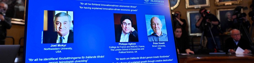 Nobelpreis Wirtschaft 2025: Joel Mokyr, Philippe Aghion und Peter Howitt
