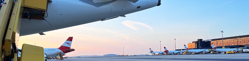 Flugfeld, Flughafen Wien, Flugzeuge, Austrian Airlines