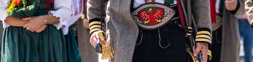 Schützenkompanie Kals am Großglockner mit Kommandant