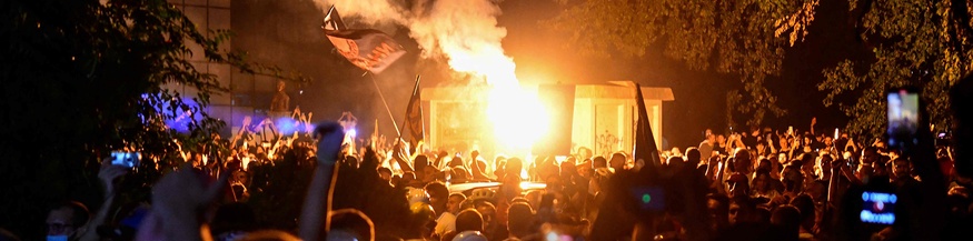 Anti-Regierungsproteste in Serbien gegen Vučić