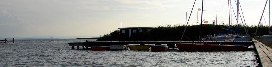 Der Neusiedlersee im Burgenland.