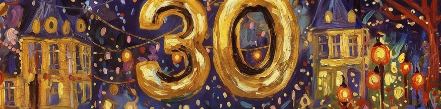 Die Zahl 30