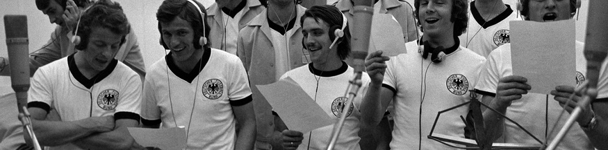 Die deutsche Nationalmannschaft bei Plattenaufnahmen, 1973