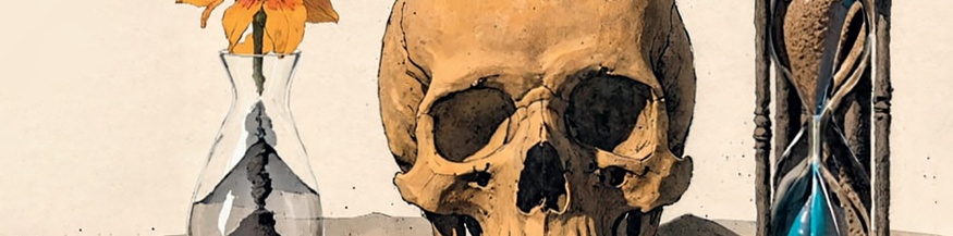 Ausschnitt des Buchcovers, Alexander Kluge: "Sand und Zeit"