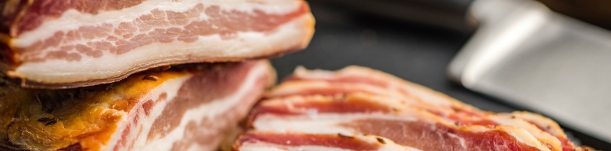 Gselchter Speck, Geselchtes