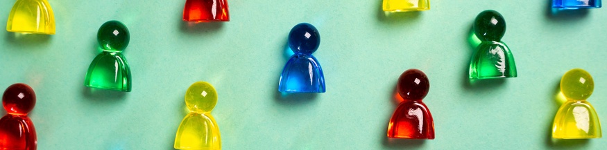 kleine bunte Figuren 