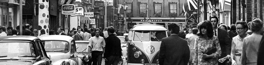 Carnaby Street in London, 1967