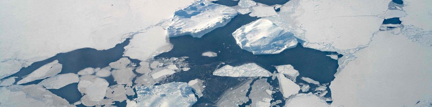 Schmelzendes Eis in der Diskobucht, Grönland