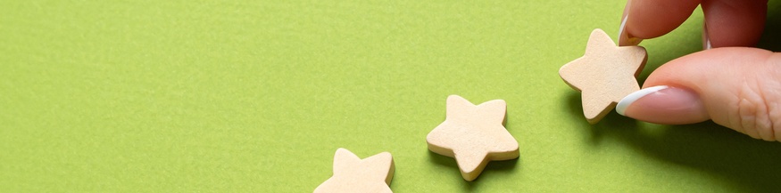 Mit Sternen bewerten, Sterne in einer Reihe