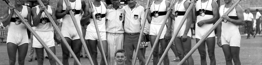 Ruder-Achter mit Hans Lenk, 1960