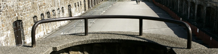 Der Garagenhof von Mauthausen.