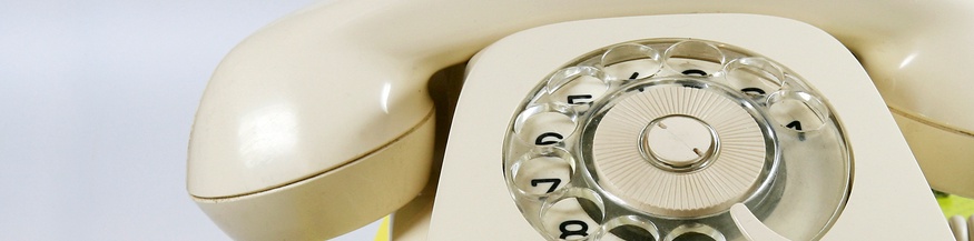 Altes Wählscheibentelefon