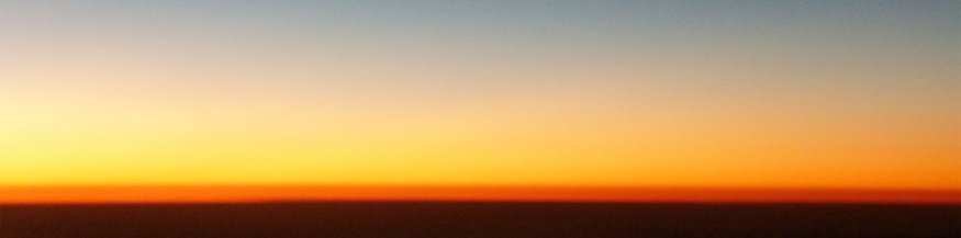 Sonnenuntergang oder -aufgang