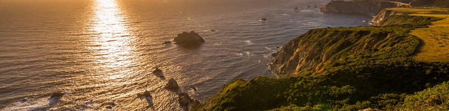 Pacific Coast Highway: Sonnenuntergang