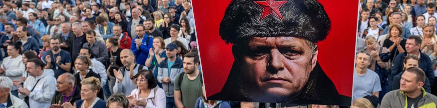 Proteste in der Slowakei gegen Robert Fico