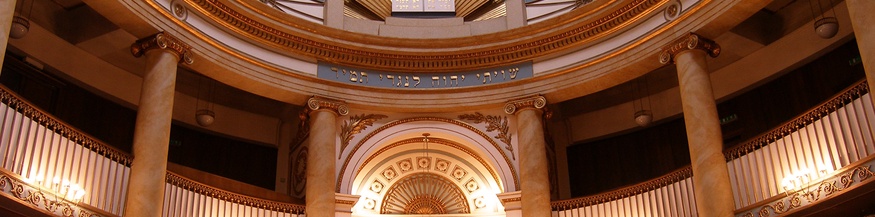 Der Innenraum des Wiener Stadttempels.