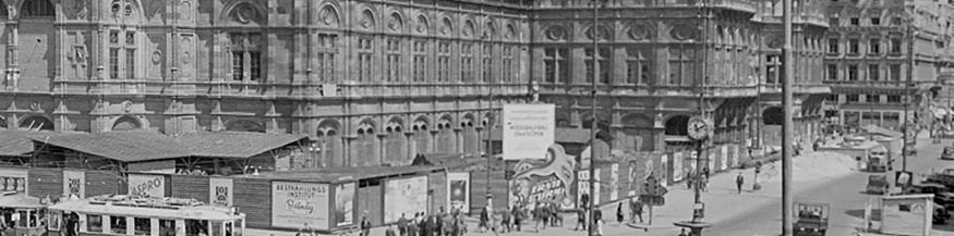 Kreuzung bei der Wiener Staatsoper, 1948
