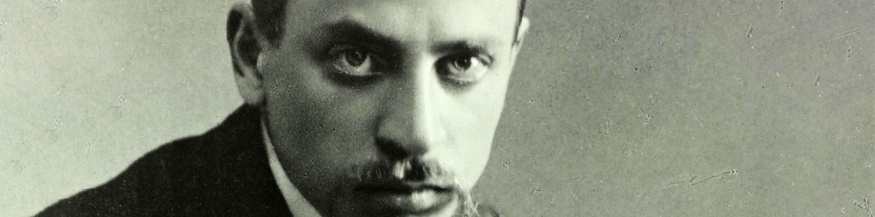 Porträt des Rilke, Rainer Maria 1875-1926, Reprofoto nach Aufnahme aus dem Jahre 1906