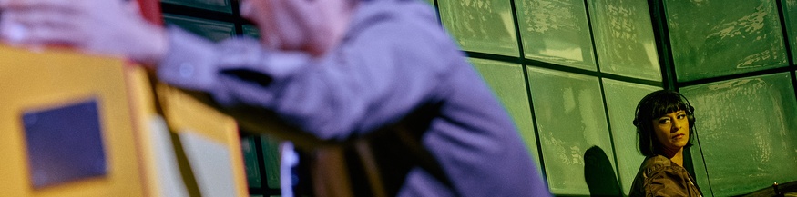 Samouil Stoyanov und Katharina Ernst in "Woyzeck" am Wiener Volkstheater