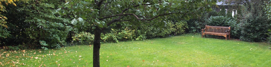 Garten der Villa von Peter Alexander in Döbling