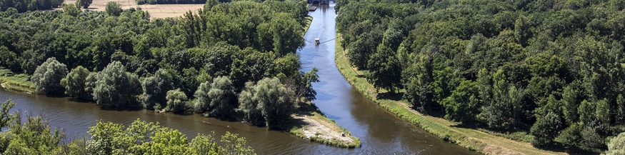 Melnik: Elbe und Moldau