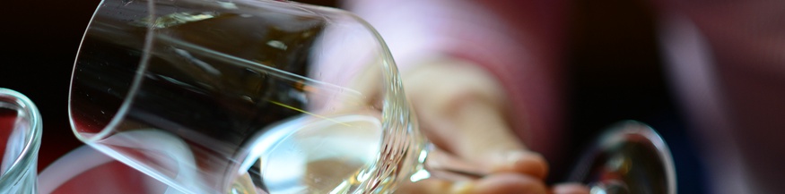 Weißwein im Glas
