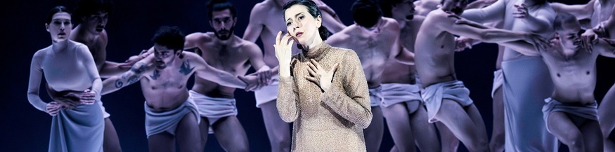 Maria Stuarda 2025: Lisette Oropesa (Maria Stuarda), Nino Gotoshia (Anna Kennedy)