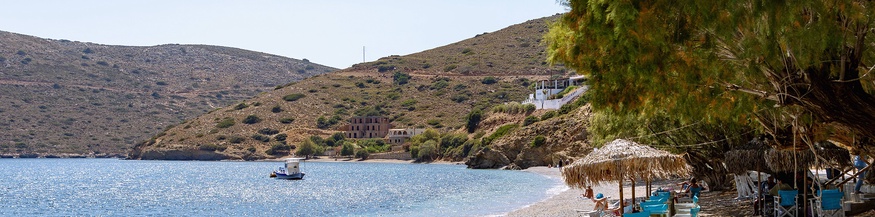 Taverne am Strand in Griechenland