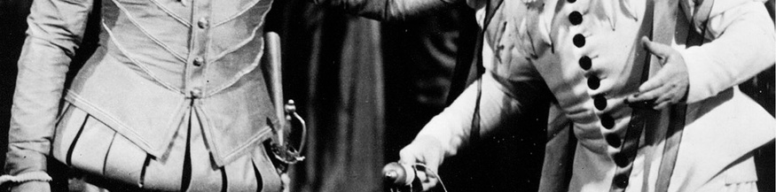 Eine Aufführung von Giuseppe Verdis Rigoletto um 1976