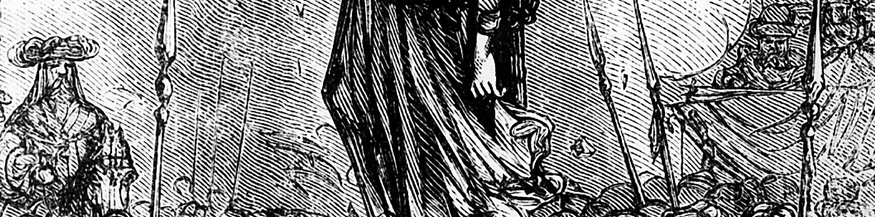 Verbrennung von Elisabeth Plainacher auf der Gänseweide in Wien, Ausschnitt des Bildes