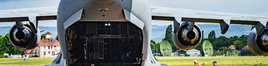 US-Militär-Boeing C-17 Globemaster, Wiesbaden