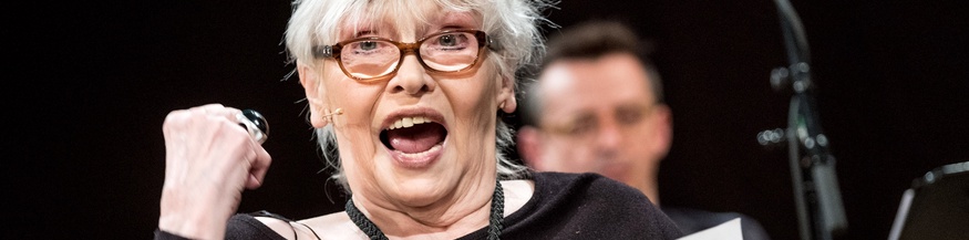 Vera Borek bei der Ö1 Hörspielgala 2017