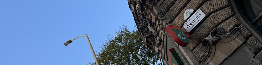 Häuserecke in Budapest