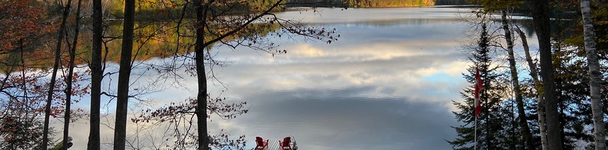 Seelandschaft in Ontario, Kanada