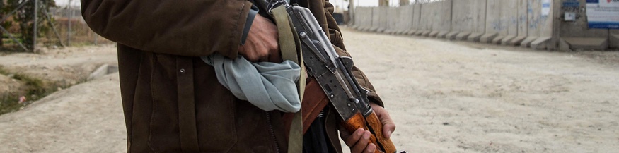 Bewaffneter Taliban-Soldat in Afghanistan