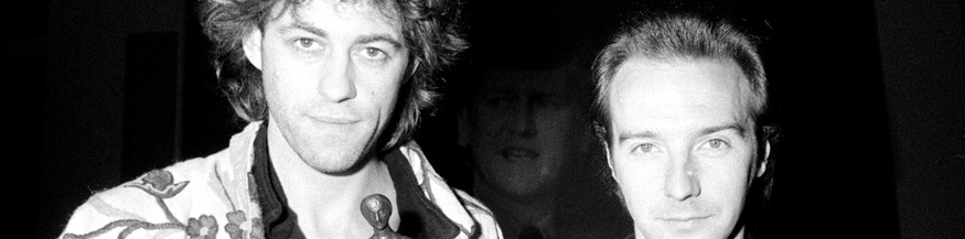 Bob Geldof und Midge Ure, 1985