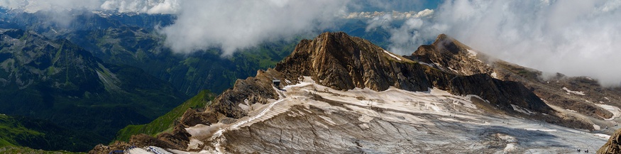 Kitzsteinhorn-Gletscher in Kaprun, Österreich