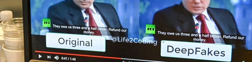 Deepfake-Beispiel mit Putin