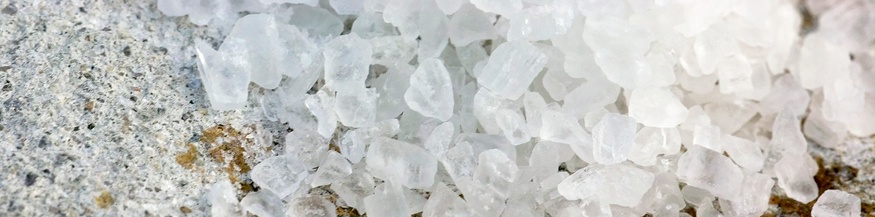 Grobe Salzkörner