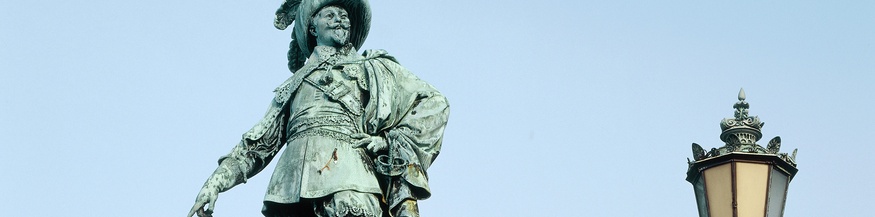 Statue von Gustav II. Adolf in Göteborg