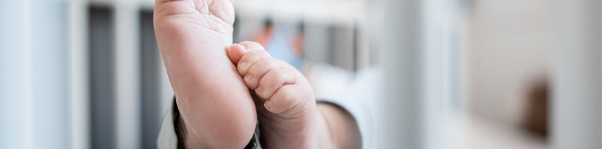 Füße eines Babys
