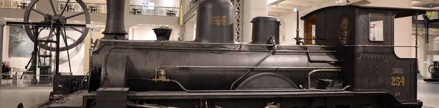 Alte Lok im Technischen Museum Wien