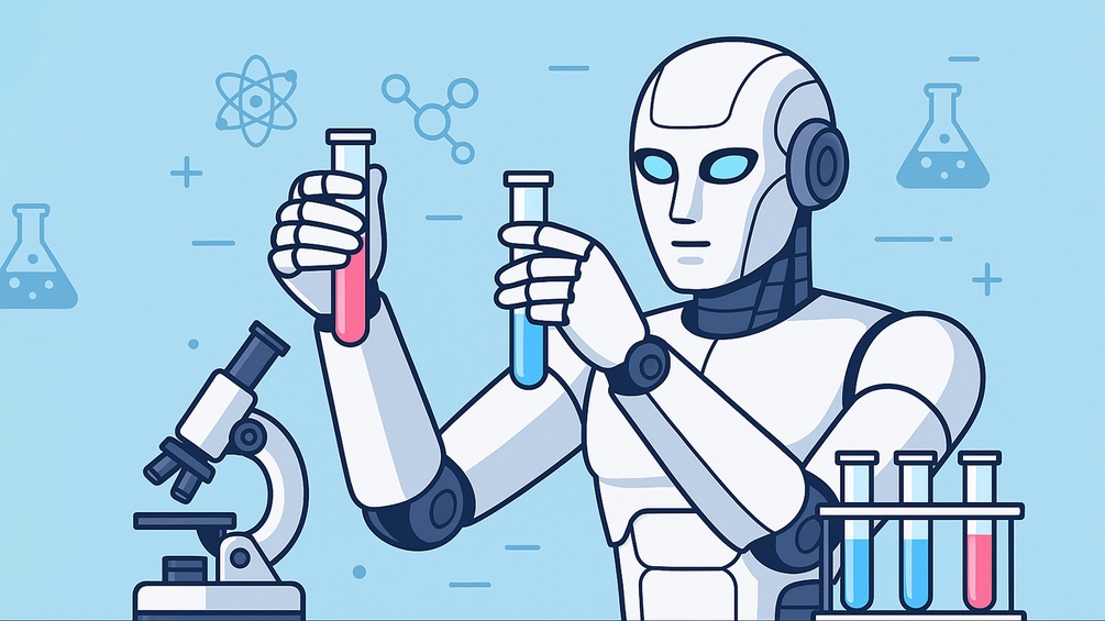 KI-generiertes Bild zum Thema KI im Labor