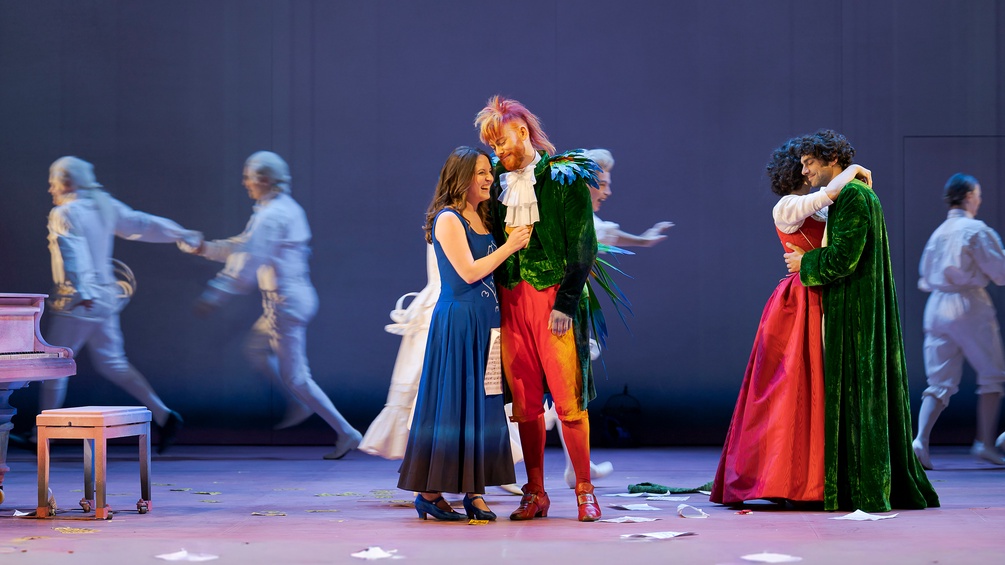 Wolfgang Amadeus Mozart: "Die Zauberflöte", Szenenausschnitt