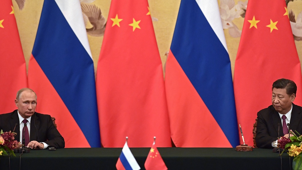  Vladimir Putin und Xi Jinping