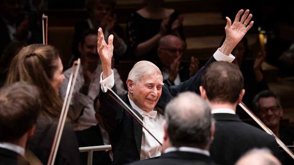 Herbert Blomstedt dirigiert Anton Bruckners Symphonie Nr. 7 E-Dur, Berliner Philharmoniker