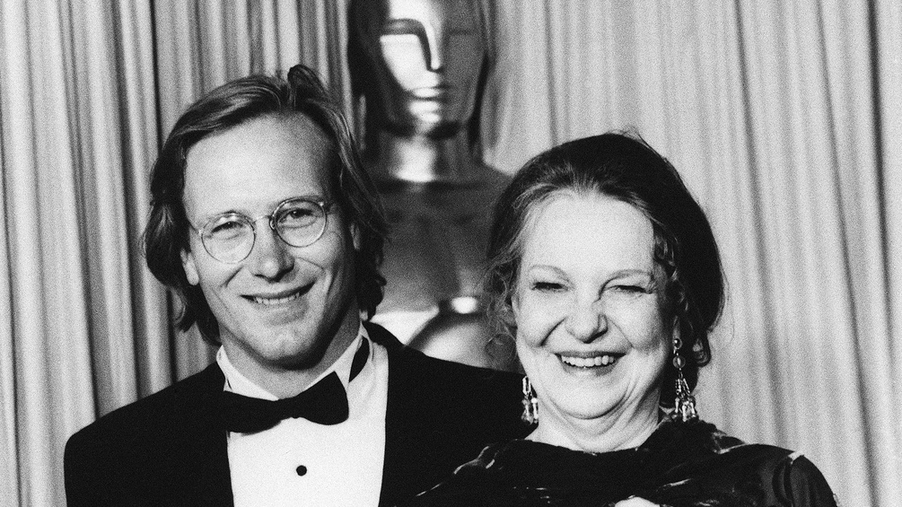 William Hurt und Geraldine Page, 1986