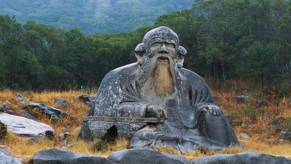 Statue des Philosoph Laozi