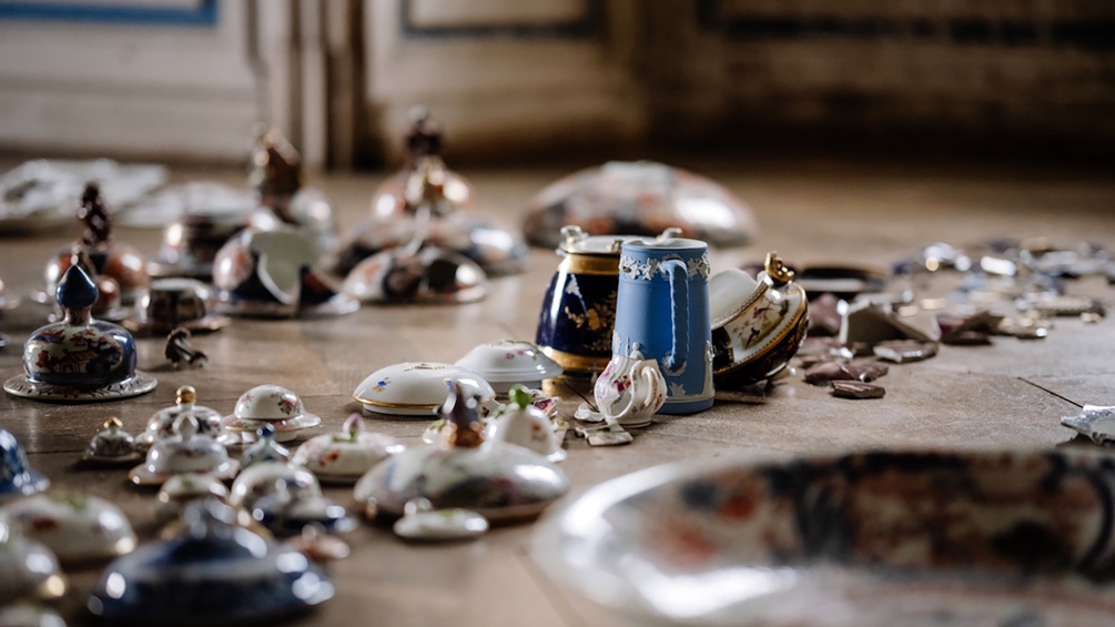 Scherbenzimmer im Schloss Loosdorf