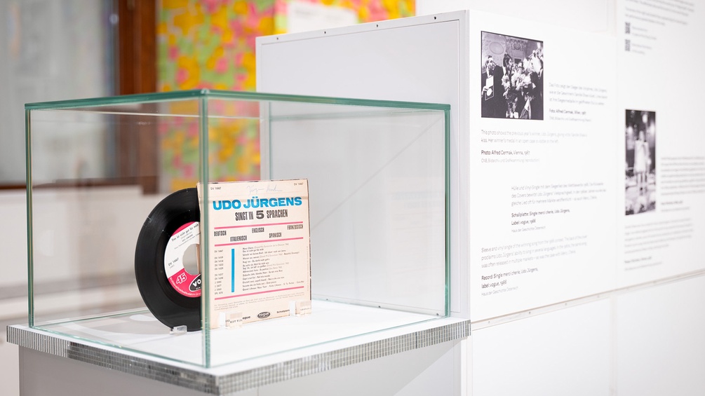 Unstoppable! im hdgö: "Eurovision Song Contest als Zeitgeschichte", Ausstellungsansicht